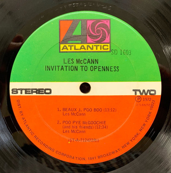 Les McCann - Invitation to Openness - LP