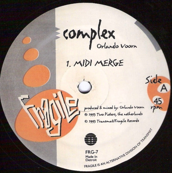Complex - Midi Merge / Dreamworld / Edge of Self Control - 12