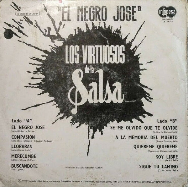 Los Virtuosos De La Salsa - El Negro Jose / Compasion - 7