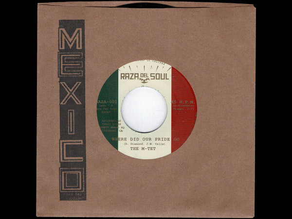 Thee Baby Cuffs with The M-Tet - Where Did Our Pride Go b/w Instrumental - 7