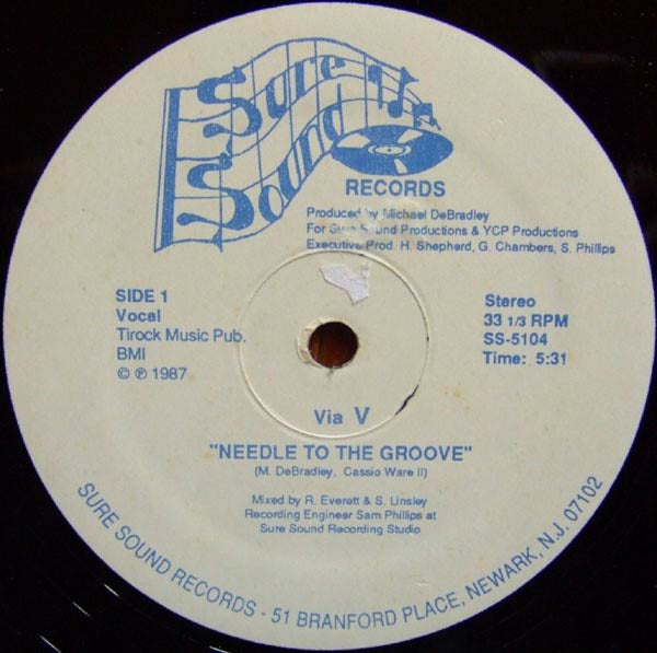 Via V - Needle To The Groove / Dub - 12