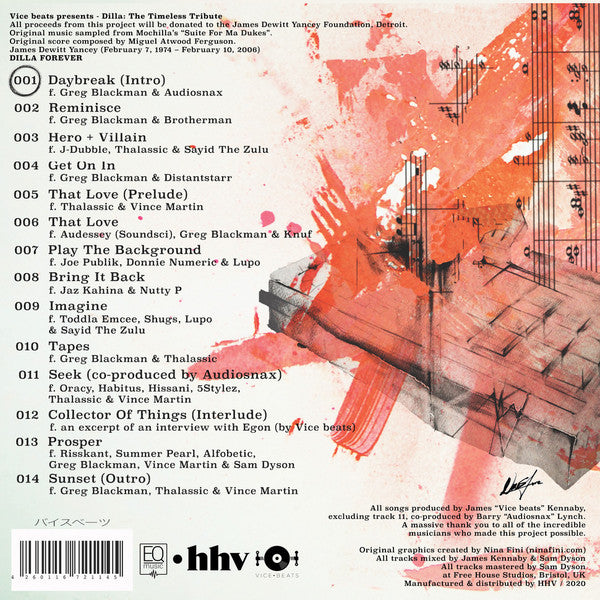 Vice Beats - Dilla The Timeless Tribute - EP