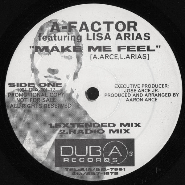 A-Factor Featuring Lisa Arias - Make Me Feel - 12