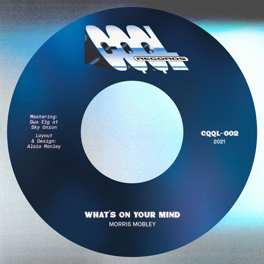 Vinyl record label with 'CQQL Records' branding and text