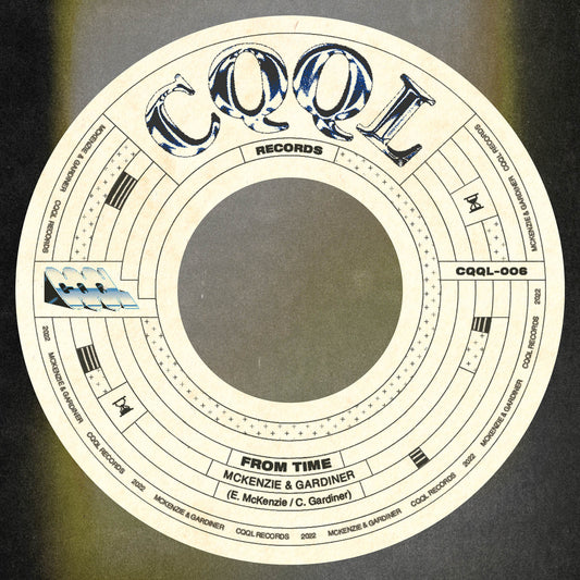 Round label with 'CQQL Records' branding on a dark background