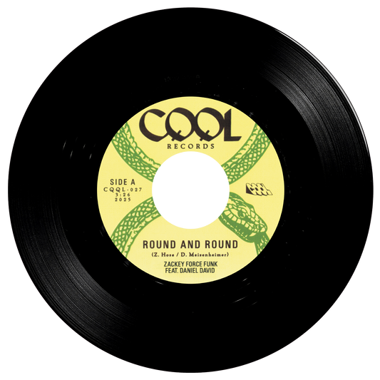 Zackey Force Funk & Daniel David “Round and Round / Finely” 7" Vinyl