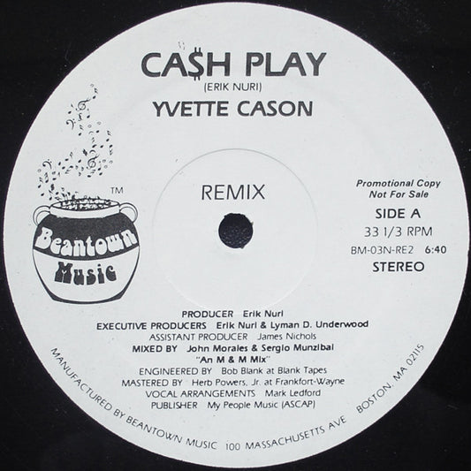 Yvette Cason - Ca$h Play (Remix) - 12