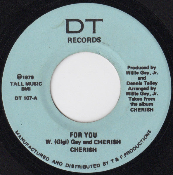 Cherish - For You / Tomorrow’s Child - 7