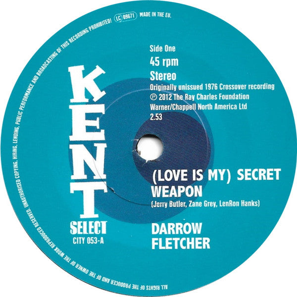 Darrow Fletcher - Love Is My Secret Weapon / How Much… - 7