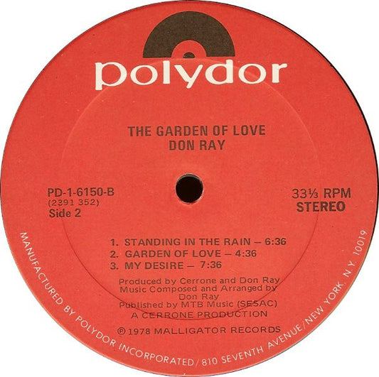 Don Ray - The Garden of Love - LP