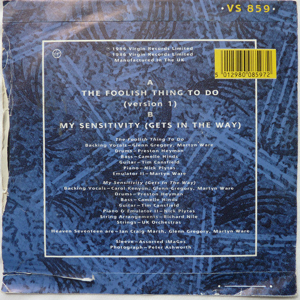 Heaven 17 feat. Jimmy Ruffin - The Foolish Things You Do - 12