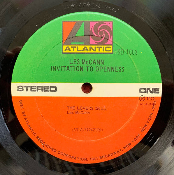 Les McCann - Invitation to Openness - LP