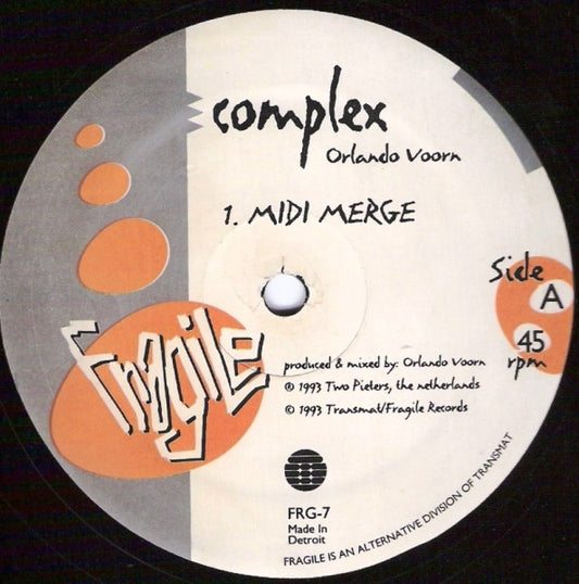 Complex - Midi Merge / Dreamworld / Edge of Self Control - 12