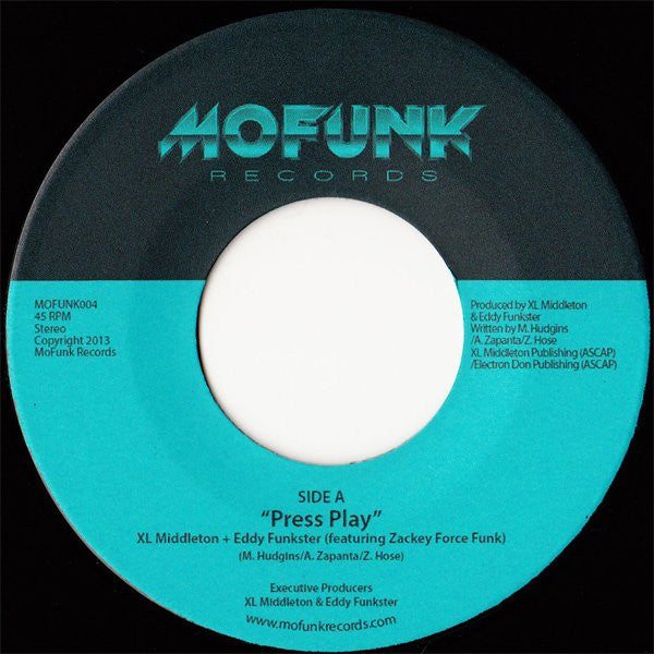 XL Middleton and Eddy Funkster - Press Play feat. Zackey Force Funk - 7