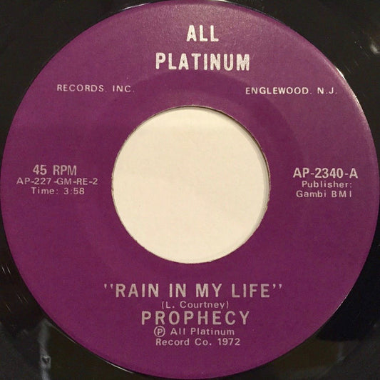Prophecy - Let Me Keep on Walking / Rain In My Life - 7