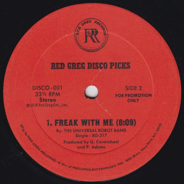 Dunn Pearson, Jr. / Four Flights / The Universal Robot Band - Red Greg Disco Picks - Comp