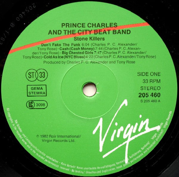 Prince Charles And The City Beat Band - Stone Killers - LP