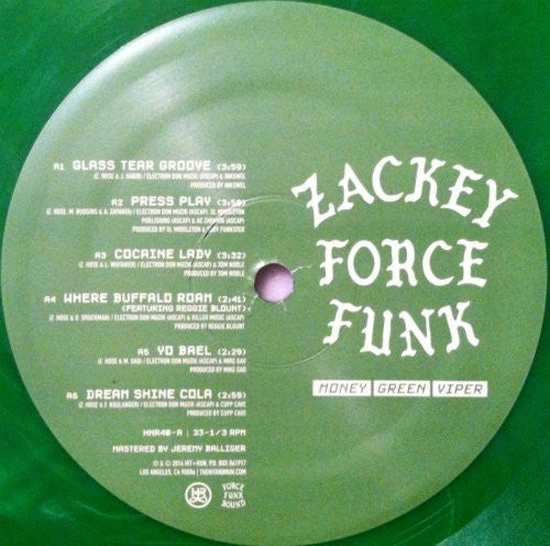 Zackey Force Funk - Money Green Viper - LP