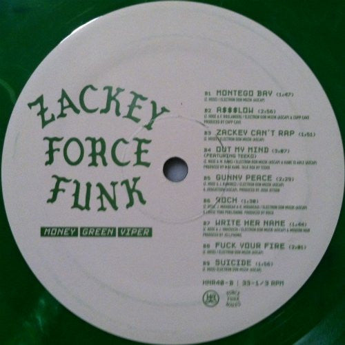 Zackey Force Funk - Money Green Viper - LP