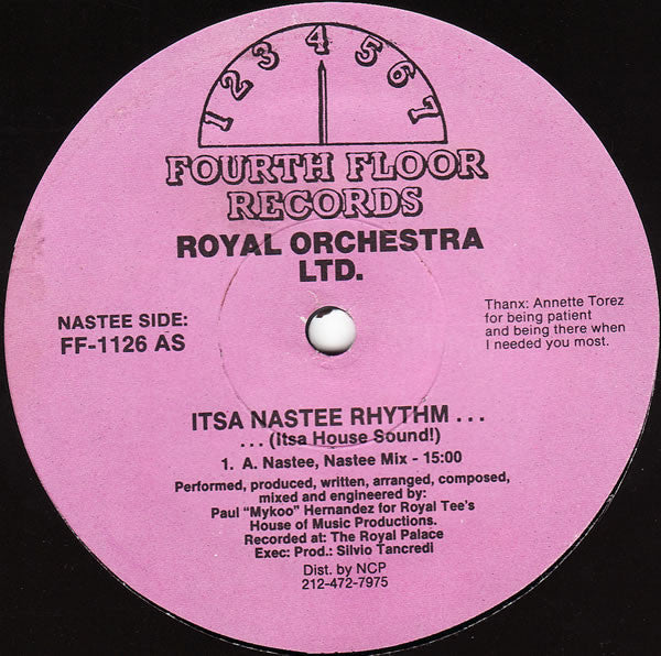Royal Orchestra Ltd. - Itsa Nastee Rhythm - 12