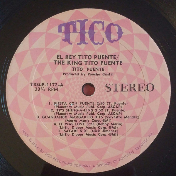 Tito Puente And His Orchestra - The King Tito Puente - LP