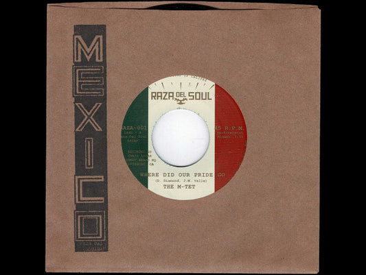 Thee Baby Cuffs with The M-Tet - Where Did Our Pride Go b/w Instrumental - 7