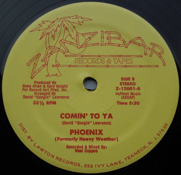 Phoenix - (Live, Love, Laugh) Be Happy / Comin’ To Ya - 12